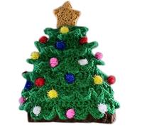 Domasvmd Natale lavorato a maglia Crochet cappello multifunzione partito Cap forniture per la casa per bambino adulti inverno mantenere caldo accessorio unisex
