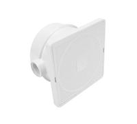 Domasvmd Scatola di giunzione da 4 pollici DN20 Scatole elettriche impermeabili antipolvere Scatola di giunzione Scatola di giunzione bianca Scatola impermeabile