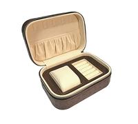 Domasvmd Scatola di immagazzinaggio dell'orologio meccanica europea della scatola di immagazzinaggio dell'orologio portatile del cuoio di