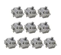 Domasvmd SP-Star Interruttore Lineare Arancione Grigio Per Tastiera Meccanica 5 Pin Interruttori 57g 67g Interruttore Lineare Tastiera Meccanica 5 Pin 10pcs SP-Star Aixs