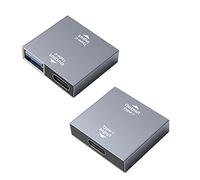 Domasvmd Tipo C Hub Tipo-C Femmina A USB 3.0 +Tipo C Femmina Adattatore Convertitore Splitter USB Trasferimento Dati Veloce Ricarica HUB Usb 3.0 Hub Alimentato Hub