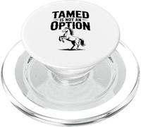 Domato non è un'opzione divertente amante dei cavalli PopSockets PopGrip per MagSafe