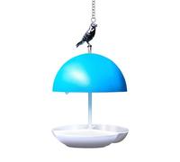 Dome Bird Feeder, Hanging Hummingbird Waterer Bowl, Outdoor Bird Bath, 6.3x6.3x10.24 inches Compact Decorative Feeding, Ideal for Garden, Balcony, Yard, Patio and Backyard Decor
