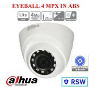 Dome Camera 4 MPX ALTA RISOLUZIONE eyeball Dahua per interno ed esterno IP65
