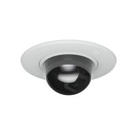 Dome camera mounting - accessory for recessed - installation into a wall or ceiling with a smoked bubble for enhanced - Warranty: 24M