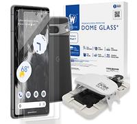 DOME GLASS [PACCHETTO 2 DOME + 1 CAM] Pellicola salvaschermo Whitestone per Google Pixel 7 (2022), schermo in vetro temperato completo con tecnologia di dispersione dei liquidi, 2 pezzi, bianco