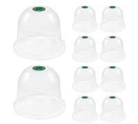 Dome Umidità - Clochi Da Giardino Regolabili Trasparenti | 10pcs Garden Cloche Propagation Dome | Copertine Di Piante Regolabili Protezione Da Congelamento, Cocche Da Giardino Per Piantine, Aiuta Le P