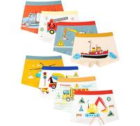 Domee Boxer Intimo Mutande Cotone per Bambino Confezione da 8 Trasporti 3-4 Anni (Dimensione del Produttore M)