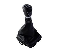 DOMENICA 5 Marce Pomello Leva Cambio con Cuffia Compatibile con Ford Fiesta 2008-2012 (Nero)