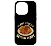 Domenica Arrosto Cena Carne Sugo Yorkshire Pudding Britannico Custodia per iPhone 14 Pro
