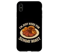 Domenica Arrosto Cena Carne Sugo Yorkshire Pudding Britannico Custodia per iPhone XS Max