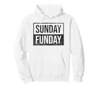 Domenica Funday Brunch Calcio Sport BBQ Chiesa Felpa con Cappuccio