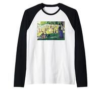 Domenica pomeriggio sull'isola di La Grande, Georges Seurat Maglia con Maniche Raglan