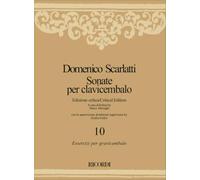 Domenico Scarlatti: Sonate Per Clavicembalo, Volume 10, Essercizi Per Gravicembalo | Spartito Per Clavicembalo | Edizione Critica In Italiano E Inglese | Sonate Per Tastiera K1-30 | Musica Barocca
