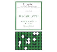 Domenico scarlatti : sonates volume 6 k256 - k305 - clavecin - collection le pupitre
