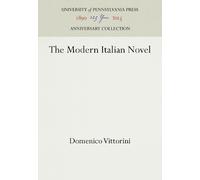 Domenico Vittorini The Modern Italian Novel (Copertina rigida)