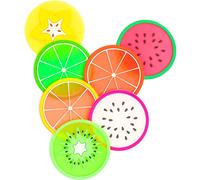 DomeStar Fruit Coaster 7PCS 3.5"""" antiscivolo auto Coaster isolamento termico