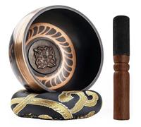 DomeStar - Set di campana tibetana, ciotola per meditazione, ciotola
