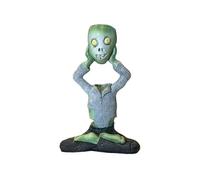 Domestico Ornamenti Esterni Artigianato piccolo vaso da fiori a forma di vaso da fiori in resina Vasi interni per la decorazione domestica Scultura decorativa di Halloween 1 (Army Green, One Size)