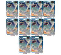 Domestos Blocchetto WC OCEAN 10x 50g Lunga Durata 300 Scarichi Appendibile