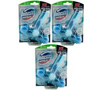 Domestos Risciacquo Blu Oceano Blu 3 X 53g Più Anti Calce Protezione Wc Pietra