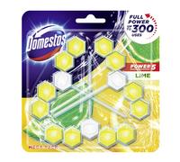 Domestos WC-Stein Limette - Detergente per WC a piena potenza fino a 300 risciac