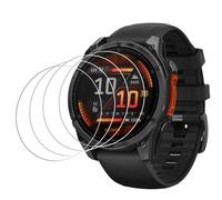 Domidor Confezione da 4 pellicole protettive per Garmin Fenix 8 AMOLED da 47 mm, durezza 9H, in vetro temperato