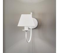 Domiluce Applique Bona, 1 luce, bianco Domiluce