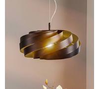 Domiluce Lampada a sospensione Vento, nero, Ø 50 cm, metallo, E27 Domiluce