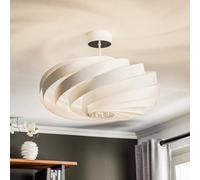 Domiluce Plafoniera Vento, bianca, Ø 60 cm, metallo, E27 Domiluce