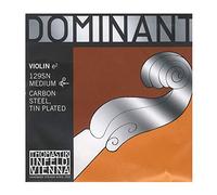 Dominant Strings 129SN in acciaio placcato in stagno, in fibra di carbonio per violino con sfera rimovibile