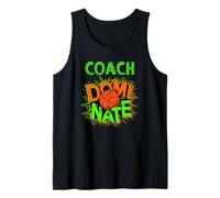 Dominate Coach Basket Art Retro Astratto Energia Canotta