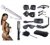 Dominazione manette Sadomaso collare piumino corda paddle piumino VIBRATORE WAND