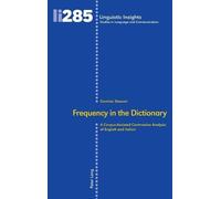 Dominic Stewart Frequency in the Dictionary (Copertina rigida)