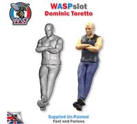 Dominic Toretto Fast And Furious Non Colorato Figura 1:24 Scala Wasp DT 24