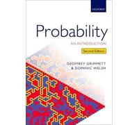 Dominic Welsh Geoffrey Grimmett Probability (Tascabile)