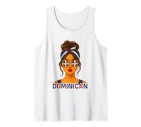 Dominican Girl Dominican Republic Flag Dominican Girlfriend Canotta