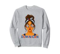 Dominican Girl Dominican Republic Flag Dominican Girlfriend Felpa