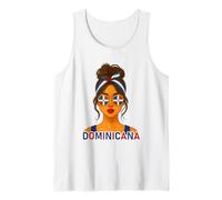 Dominican Girl Dominican Republic Flag Dominicana Girlfriend Canotta