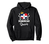 Dominican Queen Dominican Republic Flag Dominican Woman Felpa con Cappuccio