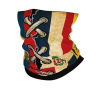 Dominican Republic And Ecuador Ecuadorian Flag Vintage Combine Uomo Donna Scaldacollo Morbido Passamontagna Tubolare Elastico Copricollo per Trekking Sci Running Montagna