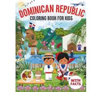 Dominican republic Coloring Book for kids with facts
