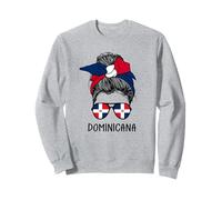 Dominicana Girl Dominican Heritage Dominican Republic Flag Felpa