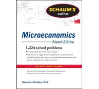 Dominick Salvator Schaum's Outline of Microeconomics, Fourth Editio (Tascabile)