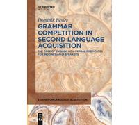 Dominik Besier Grammar Competition in Second Language Acquisition (Tascabile)