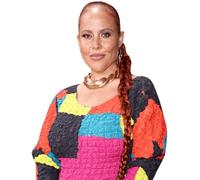 Dominique Dawson (Colourful Dress) Half Body Buddy Cutout