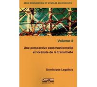 Dominique Legal Une perspective constructionnelle et localiste de la (Tascabile)