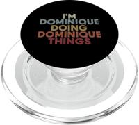 Dominique Name Dominique Personalized Name First Given PopSockets PopGrip per MagSafe
