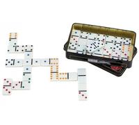 DOMINO 28 PEDINE con scatola in latta colorata 695101HOT -nuovo-italia