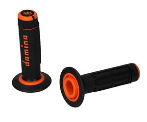 Domino 2K Manopole Del Manubrio Chiuso Nero/Arancione